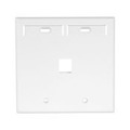 Leviton Number of Gangs: 2 High-Impact Plastic, White 42080-1WP